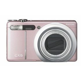 【中古】RICOH ハイブリッドAFシステム搭載 光学10.7倍ズーム CX5 ローズピンク CX5RP(コンパクトデジタルカメラ)