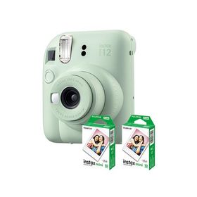 フジ INSTAX mini 12 ミントグリーン ウインターセット