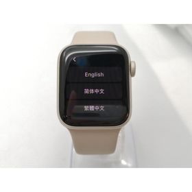 【中古】Apple Apple Watch SE2 40mm GPS スターライトアルミニウムケース/スターライトスポーツバンド MNJP3J/A【ECセンター】保証期間１ヶ月【ランクB】
