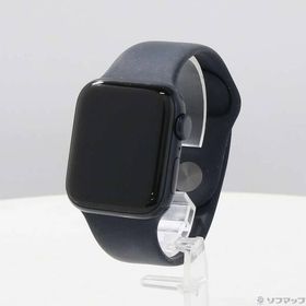 〔中古〕Apple(アップル) Apple Watch SE 第2世代 GPS 40mm ミッドナイトアルミニウムケース ミッドナイトスポーツバンド〔371-ud〕