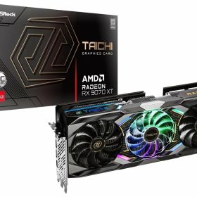 ASRock Radeon RX 9070XT Taichi 16G OC トリプルファンクーラー装備 オーバークロック仕様のグラフィックボード｜RX9070XT TC 16GO
