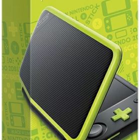 【中古】（新古品・未使用品） Newニンテンドー2DS LL ブラック×ライム