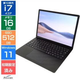 【エントリーでポイント10倍】 ノートパソコン 中古 Cランク 訳あり Win11 Pro i7 第10世代 Microsoft Surface Laptop3 1868 13.5インチ タッチパネル 16GB 512GB 顔認証 Wi-Fi6 サーフェス B5 ノートPC 中古PC
