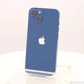 〔中古〕Apple(アップル) iPhone13 512GB ブルー MLNT3J／A SIMフリー〔305-ud〕