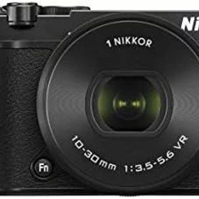 【中古】Nikon ミラーレス一眼 Nikon1 J5 標準パワーズームレンズキット ブラック J5HPLKBK