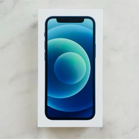 アイフォーン(iPhone)のApple iPhone 12mini SIMフリー ブルー 元箱あり(スマートフォン本体)