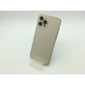 【中古】Apple SoftBank 【SIMロックあり】 iPhone 12 Pro Max 128GB ゴールド MGCW3J/A【大須】保証期間1ヶ月【ランクC】