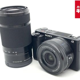 【中古】 【良品】 ソニー VLOGCAM ZV-E10 ダブルズームレンズキット ブラック