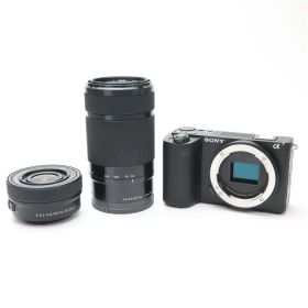 【中古】 《良品》 SONY VLOGCAM ZV-E10 II ダブルズームレンズキット ZV-E10M2X B ブラック [ デジタルカメラ ]