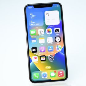 【バッテリー最大容量85%】docomo SIMフリー iPhone X 256GB シルバー