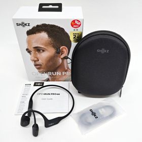 SHOKZ OPENRUN PRO 骨伝導 ヘッドホン Bluetooth 5.1 ハイエンドモデル ブラック 10時間連続再生 オープンラン プロ ショックス R2601-078