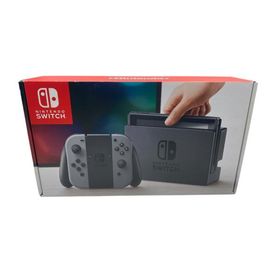■Nintendo Switch 本体 グレー 初期化済 動作確認済 付属品一式 使用感のある傷や汚れ多数あり 任天堂 スイッチ