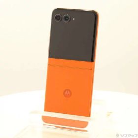 【中古】Motorola(モトローラ) motorola razr 50 512GB スプリッツオレンジ PB230002JP SIMフリー 【258-ud】