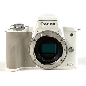 キヤノン Canon EOS Kiss M ボディ ホワイト デジタル ミラーレス 一眼カメラ 中古