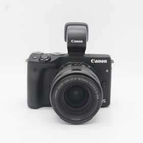 キヤノン(Canon)の【中古】(キヤノン) Canon EOS M3/EF-M18-55 IS STM EVFキツト ブラツク(コンパクトデジタルカメラ)