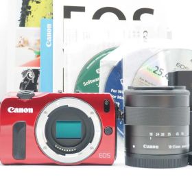 キャノン Canon EOS M Mirrorless Digital Camera Red 18-55mm Lens 元箱 [良品] #Z5787A