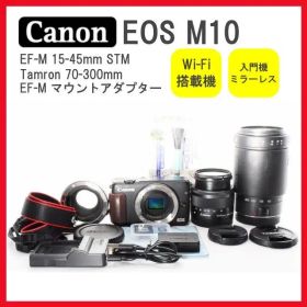 【最大2200円引】Canon EOS M10 ミラーレスカメラ スマホ転送