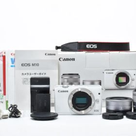 美品 キャノン Canon EOS M10 ダブルレンズキット 1533