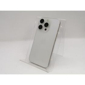 【中古】Apple 国内版 【SIMフリー】 iPhone 15 Pro 256GB ホワイトチタニウム MTUD3J/A【池袋東口】保証期間１ヶ月【ランクC】