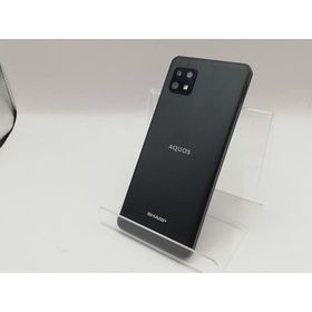 【中古】SHARP 国内版 【SIMフリー】 AQUOS Sense6 ブラック 6GB 128GB SH-M19【川崎駅前】保証期間１ヶ月【ランクC】