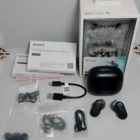 ジャンク SONY WF-SP900 ワイヤレスイヤホン ブラック ソニー