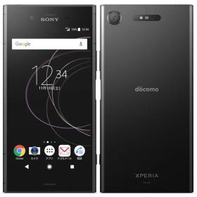 【中古】docomo Xperia XZ1 SO-01K Black 白ロム