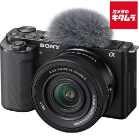 ソニー VLOGCAM ZV-E10 パワーズームレンズキット ブラック [ZV-E10K B] SONY ミラーレス一眼カメラ 軽量 Wi-Fi搭載 Vlogカメラ 4K動画撮影 《納期約1－2週間》