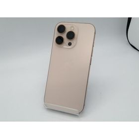 【中古】Apple 国内版 【SIMフリー】 iPhone 16 Pro 128GB デザートチタニウム MYMX3J/A【広島本通】保証期間１ヶ月【ランクB】