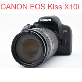 キヤノン(Canon)の美品/保証付き/Canon EOS Kiss X10i望遠レンズセット(デジタル一眼)