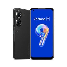 【整備済み品】 ASUS スマートフォン Zenfone 9 ミッドナイトブラック ZF9-BK8S128/A 5.9型ワイド