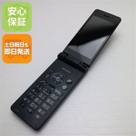 安心保証 良品中古 SH-02L AQUOS ケータイ ブラック 本体 白ロム