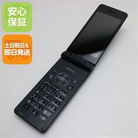 安心保証 美品 SH-02L AQUOS ケータイ ブラック 本体 白ロム