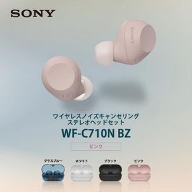 ワイヤレスイヤホン ソニー 完全 ピンク ノイズキャンセリング WF-C710N PZ
