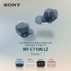 ワイヤレスイヤホン sony ソニー 完全 グラスブルー ノイズキャンセリング WF-C710N LZ