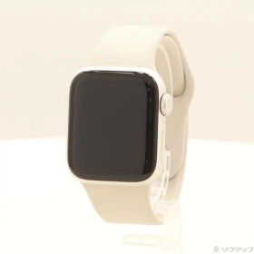 【中古】Apple(アップル) Apple Watch SE 第2世代 GPS 40mm スターライトアルミニウムケース スターライトスポーツバンド 【377-ud】