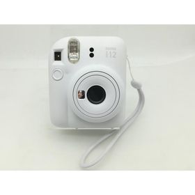 【中古】FujiFilm instax mini 12 チェキ [クレイホワイト]【大須】保証期間１週間【ランクA】