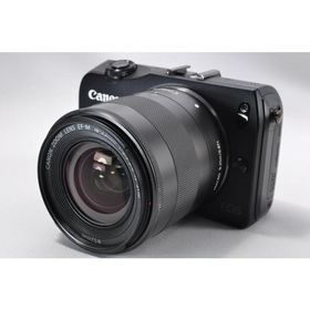 キヤノン Canon ミラーレス一眼 EOS M レンズキット ブラック SDカード付き 中古