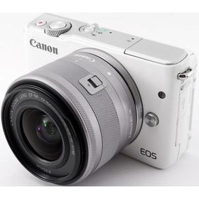 キヤノン ミラーレス一眼 CANON EOS M10 レンズキット ホワイト 中古 Wi-Fi搭載 新品SDカード付き 届いてすぐに使える スマホに送れる 動画撮影 長期保証