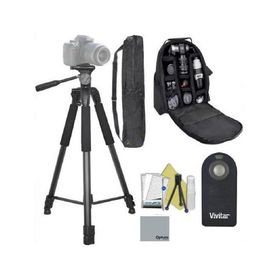 【平行輸入品】82" PRO Heavy Duty Tripod + Padded Backpack for Nikon COOLPIX P900 Nikon P1000