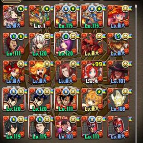 パズドラ引退アカウント(ランク1000↑)