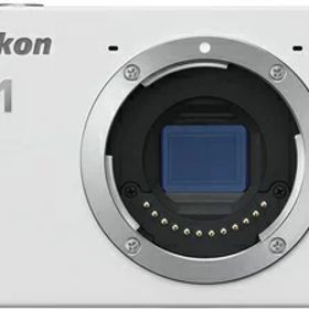 【中古】 Nikon ミラーレス一眼カメラ Nikon 1 J1 ホワイト ボディ