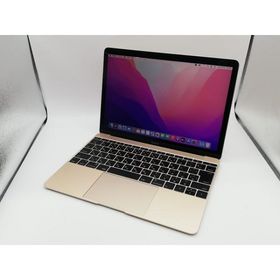 【中古】Apple MacBook 12インチ CoreM:1.2GHz 512GB ゴールド MLHF2J/A (Early 2016)【川崎駅前】保証期間１ヶ月【ランクC】