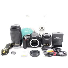 Nikon D5300 AF-P ダブルズームキット ブラック デジタル一眼レフカメラ ニコン