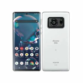 【中古】 SHARP AQUOS R6 docomo SIMフリー スマートフォン 5G SH-51B ホワイト