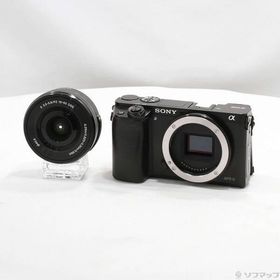 〔中古〕SONY(ソニー) α6000 パワーズームレンズキット ブラック ILCE-6000L〔295-ud〕