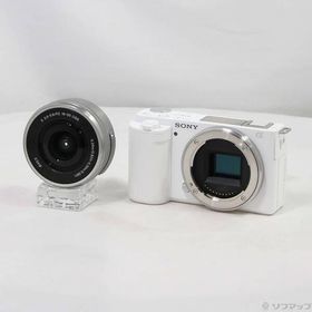 〔中古〕SONY(ソニー) VLOGCAM ZV-E10L パワーズームレンズキット ホワイト〔262-ud〕