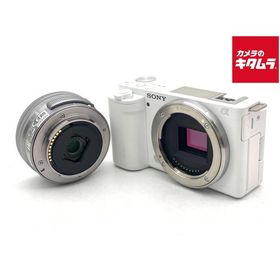 【中古】 【美品】 ソニー VLOGCAM ZV-E10 パワーズームレンズキット ホワイト