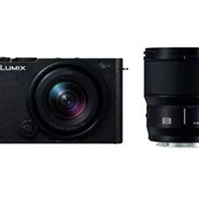 ★Panasonic / パナソニック LUMIX DC-S9W-K ダブルレンズキット [ジェットブラック]【デジタル一眼カメラ】【送料無料】