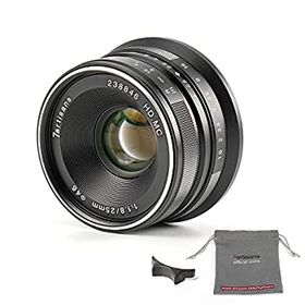 【中古】【非常に良い】7職人25 mm f1.8 APS - Cフレーム手動フォーカスプライム固定レンズforコンパクトミラーレスカメラFuji x-a1 x-a10 x-a2 x-a3 a-at x-m1 xm2 X -