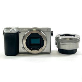 ソニー α6400 パワーズームレンズキット ILCE-6400L シルバー 中古(ミラーレス一眼)